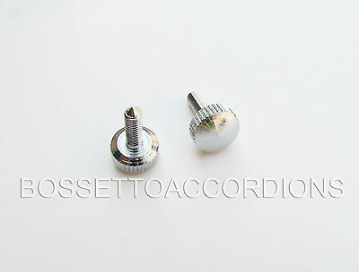 Set Of 2 Accordion Grille Decorative Screws 9 X 15mm Inserts Washers Included