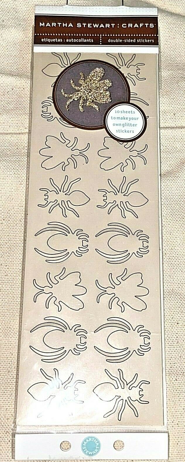Ek Success Martha Stewart Crafts ~ Double Sided Insect Bugs Stickers To Decorate
