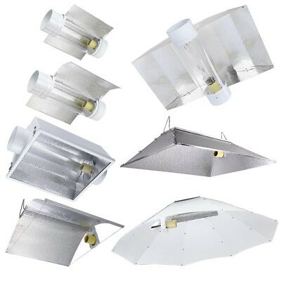 Grow Tent Light Reflector Hoods Air Cooled Tube For 250 400 600 1000w Hps Mh Opt