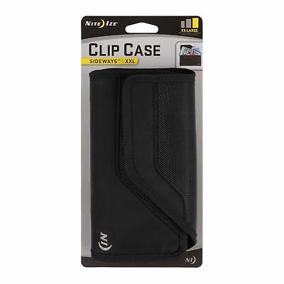 Nite Ize Clip Case Sideways Holster Xx-large Black Rugged Nylon Phone Case Pouch