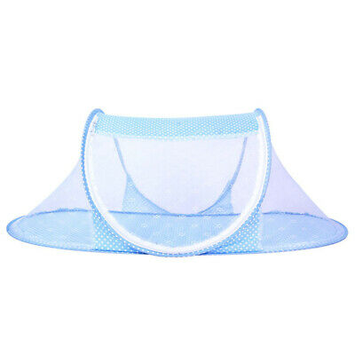 Portable Foldable Crib With Netting  Cotton Baby Sleep Travel Bed L3n3