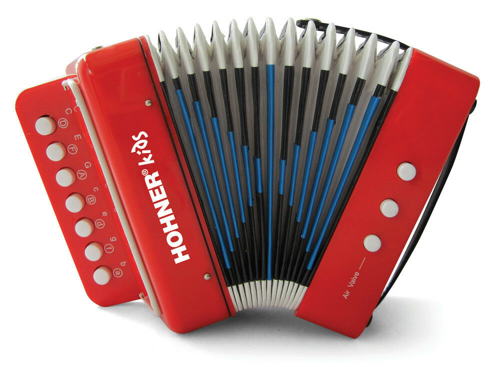 Hohner Kids Toy Accordion - Red Uc102r