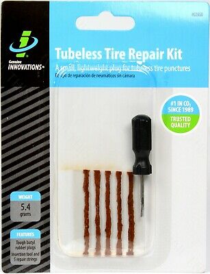 Genuine Innovations Tubeless Mtb Bicycle Tire Repair Kit (tool + 5 Repair Plugs)